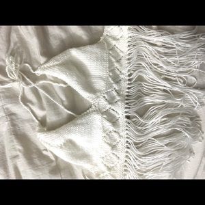 NWOT Handmade Fringe Crochet Top